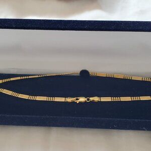 14k gold collarbone necklace